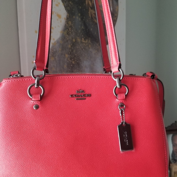 Coach Red Leather Crossbody - Picture 6 of 6